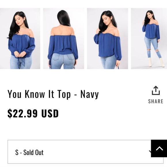 NWT Fashion Nova Flowy Off the Should Top - Picture 5 of 8